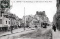 Rue Poullain-Duparc et vieilles maisons du Champ Dolent. Carte postale Le Dély (ELD 213) voyagé 1914. Coll. YRG et AmR 44Z1301