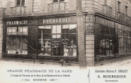 Grande Pharmacie de la Gare. Ancienne Maison Cholley. A. Bourgeois, successeur. Voyagé 1922. Coll. YRG et AmR 44Z2827