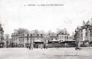Les Halles de la Place Sainte-Anne. Le Trionnaire 91, écrite 1919. Coll. YRG et AmR 44Z1351