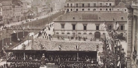 Inauguration de la statue de Le Bastard en 1895