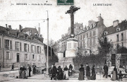 La Croix de la Mission. Carte postale d'Emile Andrieu du tout début du XXe siécle. coll. YRG et AmR44Z0864