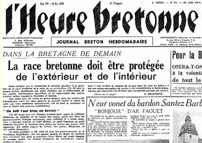 L'Heure bretonne avec un racisme anti-juif