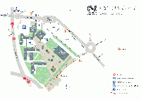 Plan du campus Mazier de l'université Rennes 2
