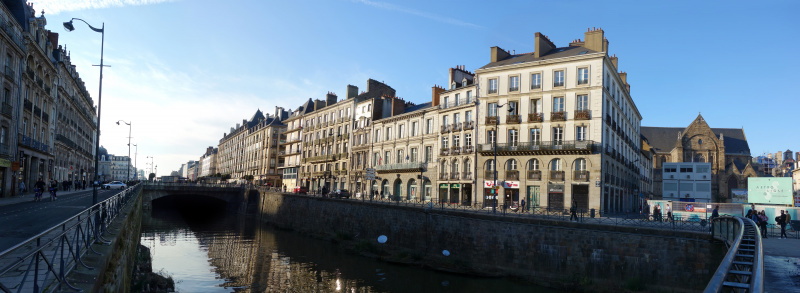 Fichier:Vue du quai Chateaubriand de Rennes - Février 2019 - 01.jpeg