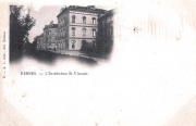 L'Institution St-Vincent. Carte postale B. - A.C. succ., édit. Rennes vers 1903. Coll. YRG