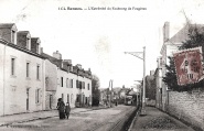 L'Extrémité du Faubourg de Fougères. Mary-Rousselière 1174, voyagé 1910. Coll. YRG et AmR 44Z 1854