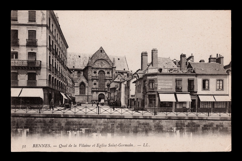 Fichier:Carte Postale - La place Saint-Germain de Rennes - 01.jpeg