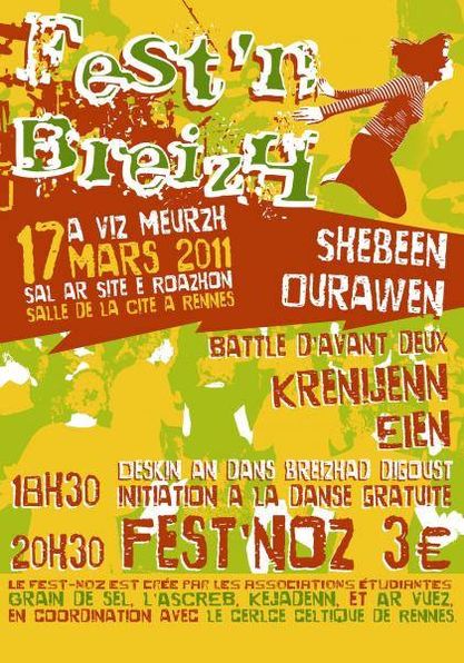 Fest'n Breizh #3 - Mars 2011.