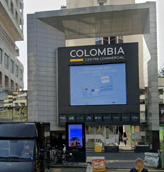 Fichier:Centre Colombia, accès nord.png