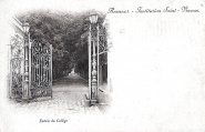 Entrée du Collège. Coll. YRG