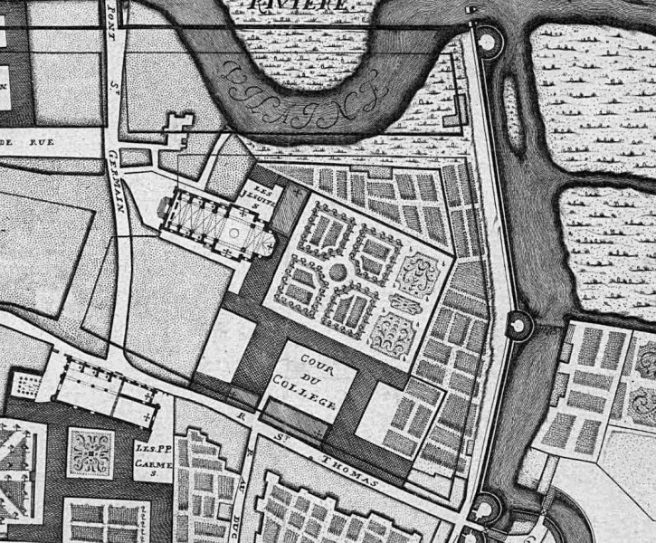 Fichier:Plan de 1726 (college des Jesuistes).jpg