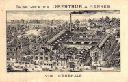 Imprimeries Oberthür à Rennes - Vue générale