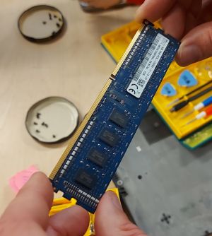 Image d'une barrette de RAM DIMM