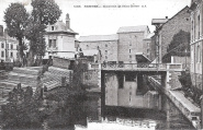 Les Moulins de Saint-Hélier, vus depuis le quai de Richemont