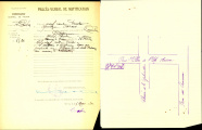 PV de notification et petit plan - Archives de Rennes - 799W173