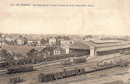 Vue Générale de la Gare (Arrivée de Brest, Saint-Malo, Redon). A.G. 131. Coll. YRG