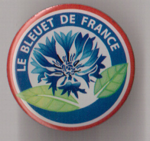 Maillot vélo rétro Française des jeux Le bleuet de France