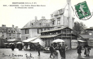 La Petite Place Ste-Anne le Dimanche matin. Carten Bost Hamonic (Collection EH 869). Coll YRG et AmR 44Z2772