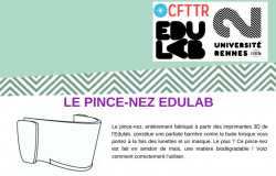 Extrait de la notice du pince-nez