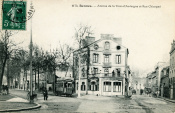 Avenue de la Tour d'Auvergne et Rue Chicogné. E. Mary-Rousselière 1170. Coll. YRG et AmR 44 Z 1849